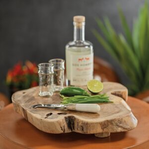 Organic Shape Natural Wood Charcuterie & Cheese Board