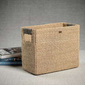 Rectangular Abaca Magazine Basket