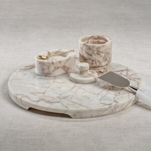 Polished Marble Cheese & Charcuterie Board